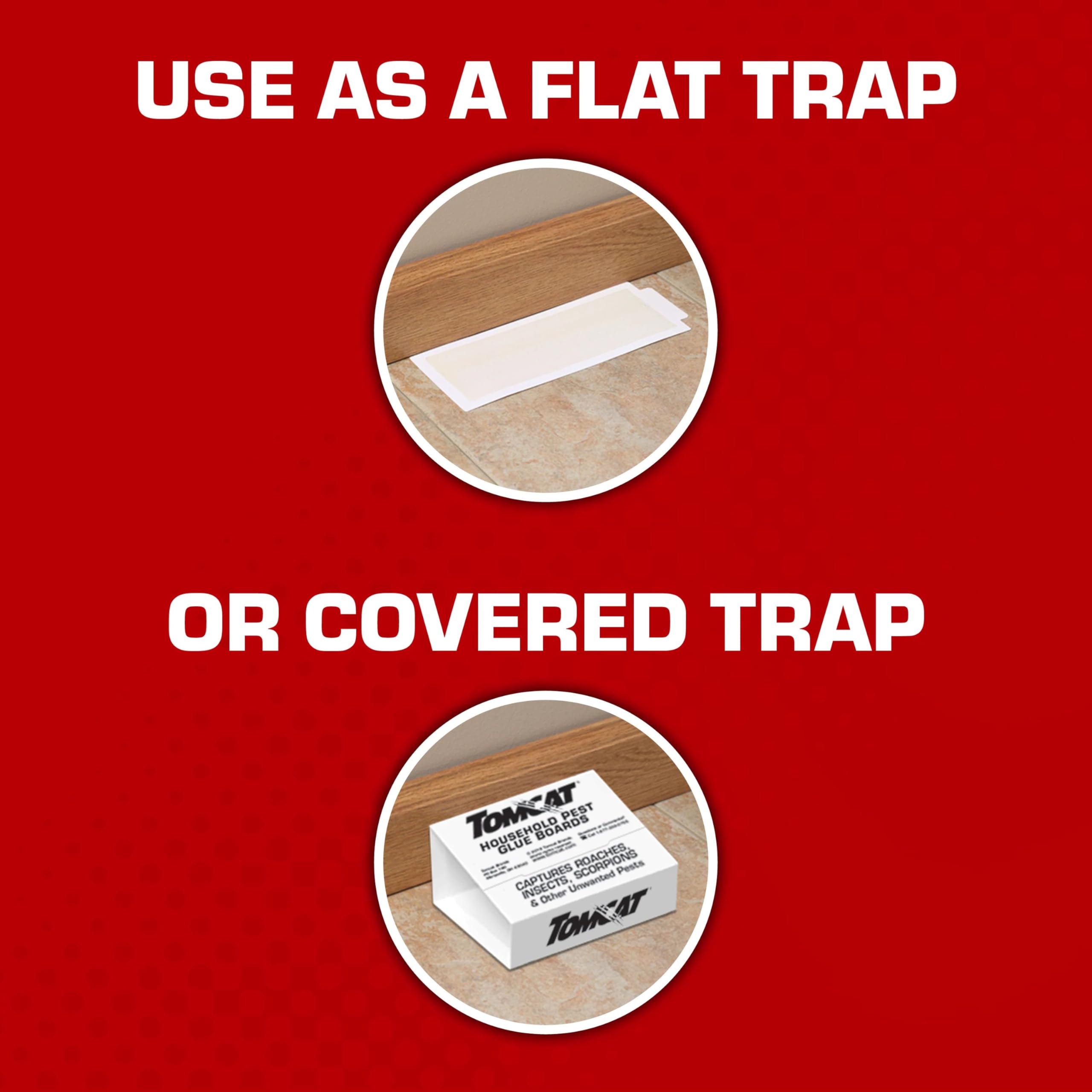 Tomcat Household Pest Glue Trap, 4-Pack
