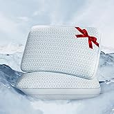 Sweetnight Cooling Pillows, Memory Foam Pillows Queen Size Set of 2, Almohadas para Dormir for Hot Sleepers