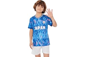 SURUIDA Soccer Jerseys for Kids Boys & Girls,Youth Soccer Jersey Practice Outfits Football Training Uniforms Set 4-16Y