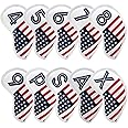 Golf Iron Head Covers Set Iron Headcover Wedge Cover Golf Iron Club Cover USA American Flag for PXG0311