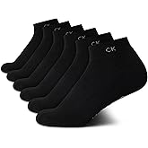 Calvin Klein Women's Quarter Socks - 6 Pack Cushioned Athletic Ankle Socks for Women - Women's Sports Socks (Size: 4-10)