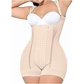 MARIAE Colombian Faja High Compression Full Body Shaper Shapewear Tummy Control Fajas Colombianas Reductoras y Moldeadoras