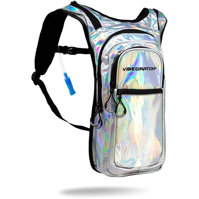 Vibedration Festival Hydration Pack 2L Water Capacity Rave