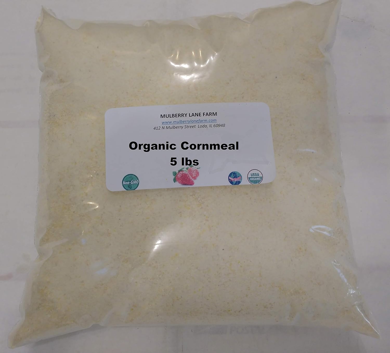 Cornmeal Yellow, 5 Pounds Whole Grain with Germ, USDA