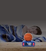 Lexibook Basketball Nightlight Alarm Clock Blue Orange view 6