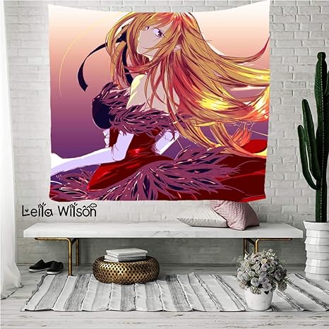 Amazon Co Jp Leila Wilson タペストリー 物語 シリーズ 化物語 忍野忍 おしの しのぶ 大判 壁掛け ポスター 多機能 モダン 装飾アート インテリア 部屋 窓 壁飾り トップ飾り アニメ 漫画 背景布 カスタム可能 130 X 150cm ホビー