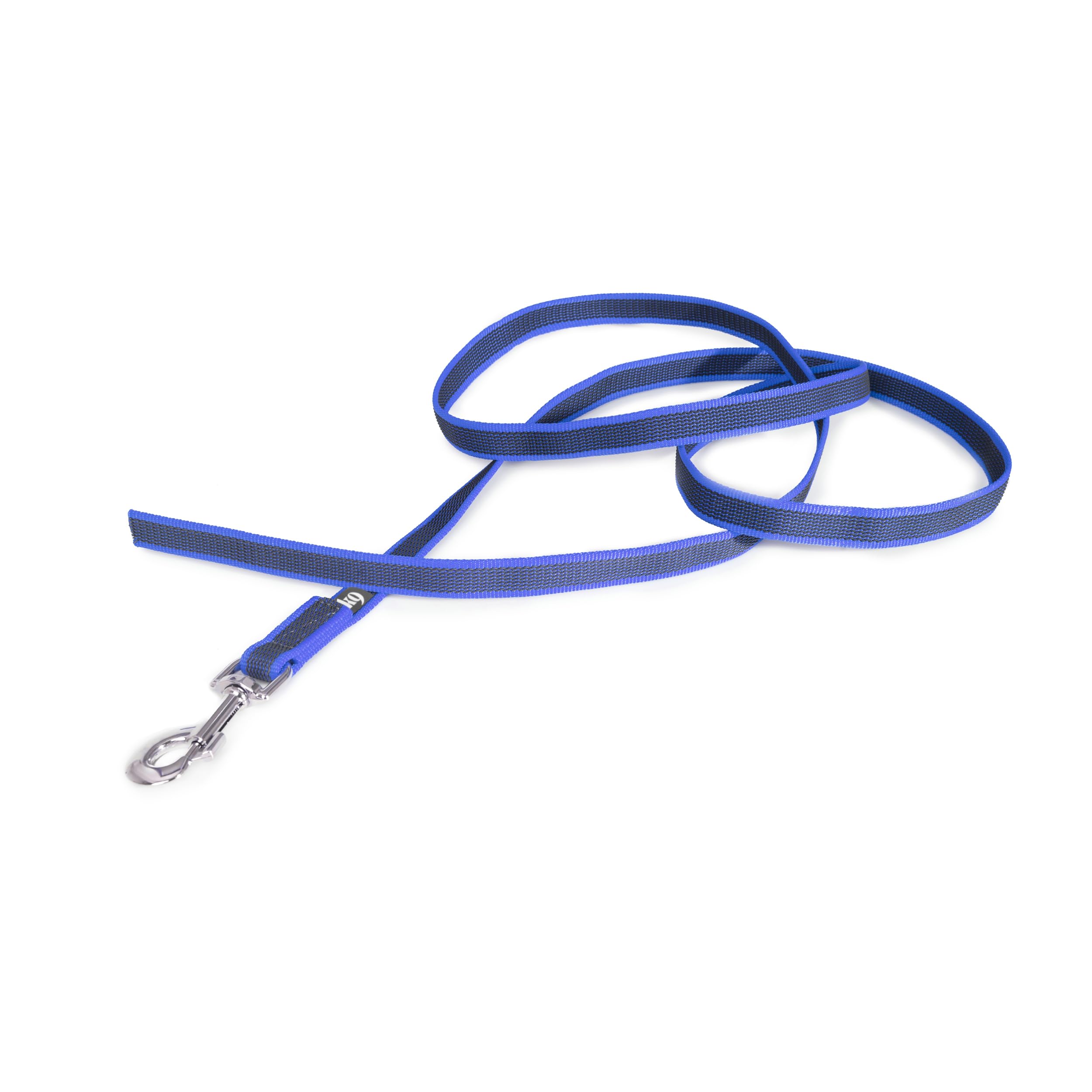 Color & Gray Super-Grip Leash without Handle, 20 mm x 2 m, Blue-Gray