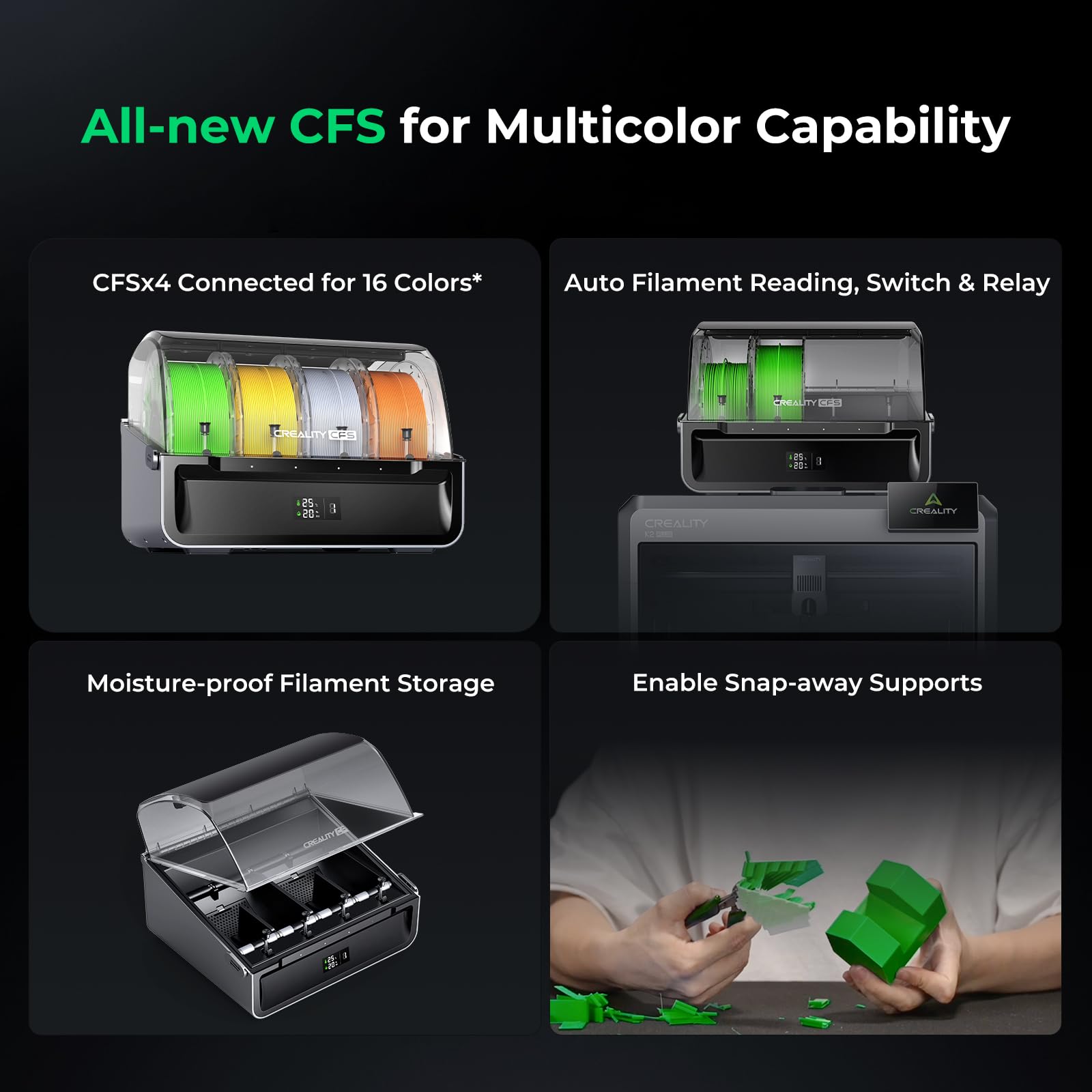 Mua Creality K2 Plus Combo 3D Printer, Multi Color Printing with New ...