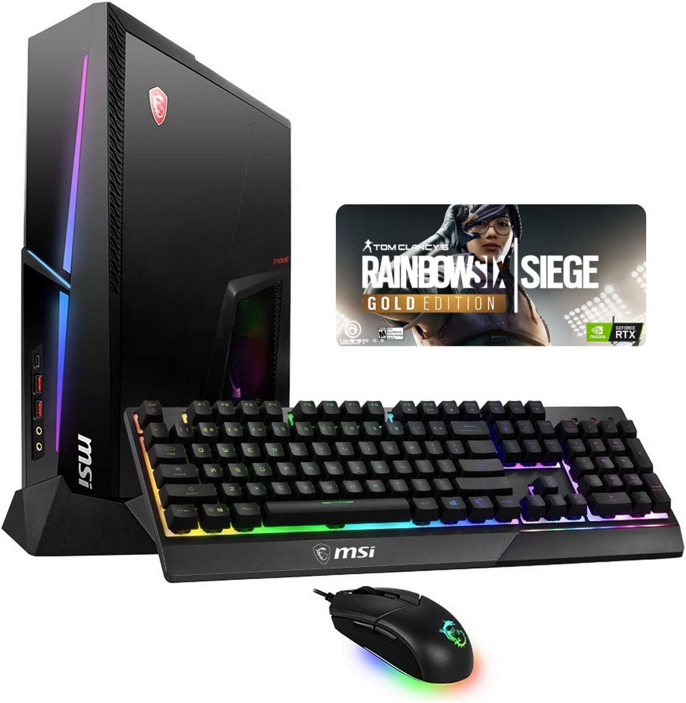 MSI MPG Trident AS 10SC-1208US Pro Extreme (i7-10700F, 32GB RAM, 2TB NVMe SSD + 2TB SSHD, RTX2060 Super 8GB, Windows 10) Gaming Desktop