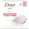 Dove Beauty Bar Gentle Cleanser For Softer and Smoother Skin Pink More Moisturizing Than Ordinary Bar Soap 3.75 oz 10 Bars