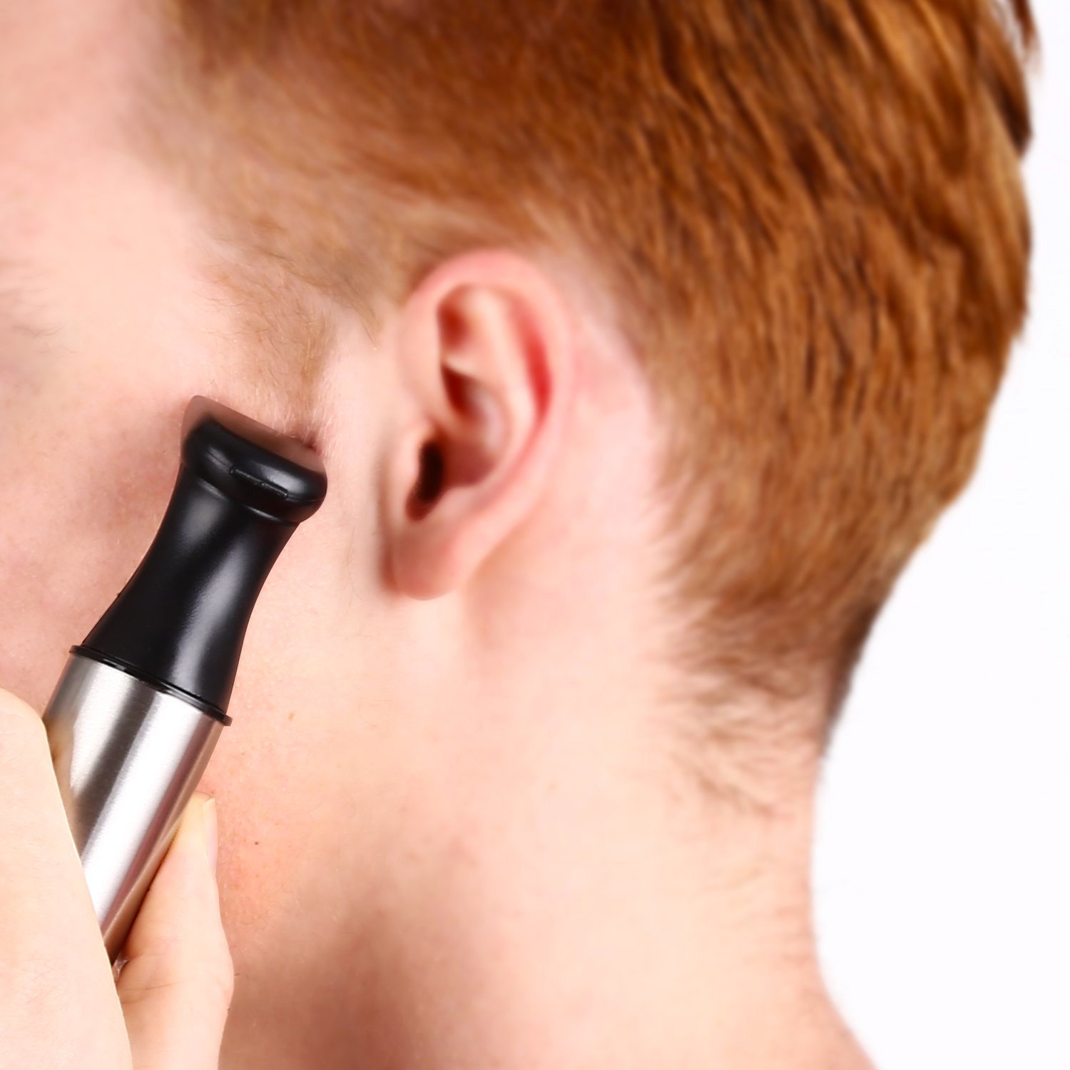 Nose & Ear Hair Trimmer, Nose Hair Trimmer with Professional Dual-edge Blades, Nose Trimmer with Vacuum Cleaning System