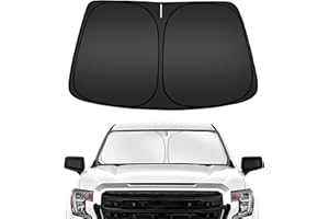 ARISMOTOR Windshield Sun Shade for GMC Sierra 1500 2500 3500 (SLT AT4 Denali) 2019-2025 2026, Custom Fit Foldable Front Window Sunshade Sun Visor Protector, Block UV Rays Keep Your Car Cooler