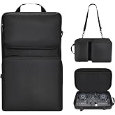 DJ Controller Case for AlphaTheta DDJ-FLX2 / Pioneer DDJ-200 Controller | for Hercules Inpulse 200/200 MK2/Pioneer DDJ-WeGO4-K DJ,DJ Storage Travel Protective Carrying Bag with Shoulder Straps