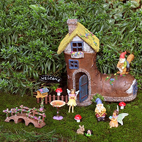NW Wholesaler - Fairy Garden Collection - Bridge with Vines & Flowers (1) - Thumbnail 5