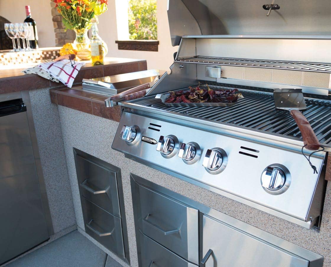 review BULLET 86328 4-Burner Built (LP) Grill Head, Liquid Propane