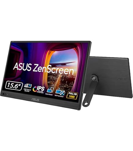 ASUS ZenScreen 15.6” Portable USB Monitor (MB165B) - HD