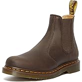 Dr. Martens Unisex Chelsea Boot, Dark Brown Crazy Horse, 6 US Men