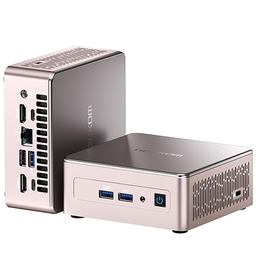 GEEKOM A5 Mini PC, AMD Ryzen 5800H(8C/16T, up to 32GB DDR4&512GB  PCIe NVMe SSD, Vega Graphics, Windows 11 Pro Desktop Computer