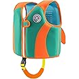 Pottwal Swim Vest for Kids - Swim Jacket for 1-2 Years (24-33LBS) - Buoyancy Aid Made of Neoprene & EPE - with Adjustable Crotch Strap