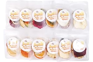USTCM JoyFull Mixed Fruit Infusions Fruit Tea Single Pack All Natural Dried Fruits Mixed Flavors Make Perfect Tea! 15g (All Flavors, Pack of 12)