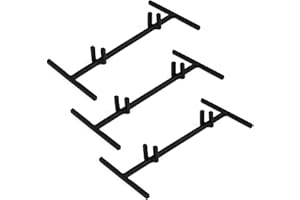 Milltown Merchants Metal Display Stand - Great for Displaying Ceramic Tiles, Plaques, and Warm Glass Art Creations - Portable Stand for Trade Show, Office, or Home (3, Modern Base Stand)