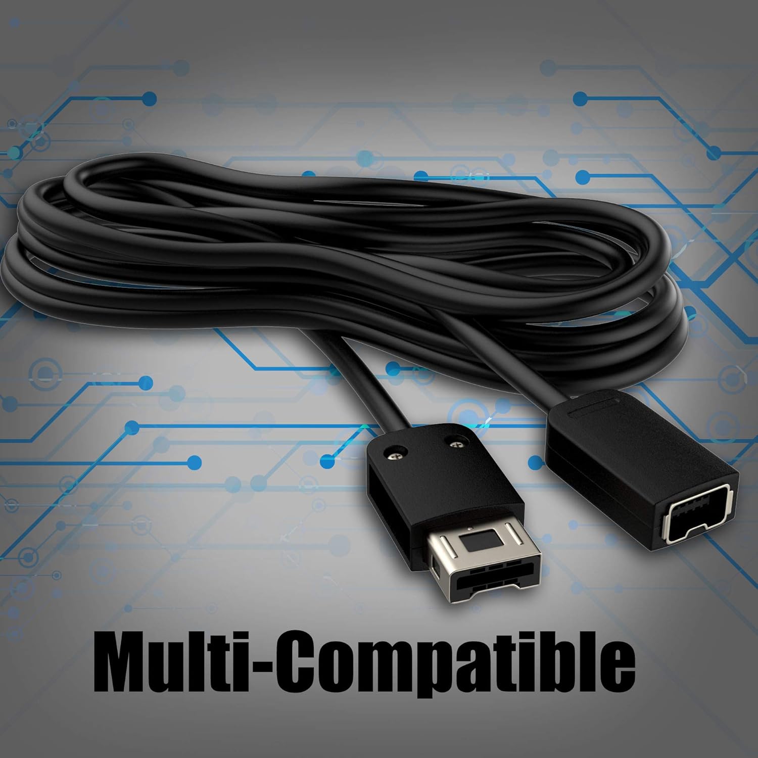 Ortz Extension Cable [2 Pack] for SNES/NES Classic Controller 3M/10ft Compatible With Nintendo SNES/NES Classic Mini Controller, Wii and Wii U: Video Games