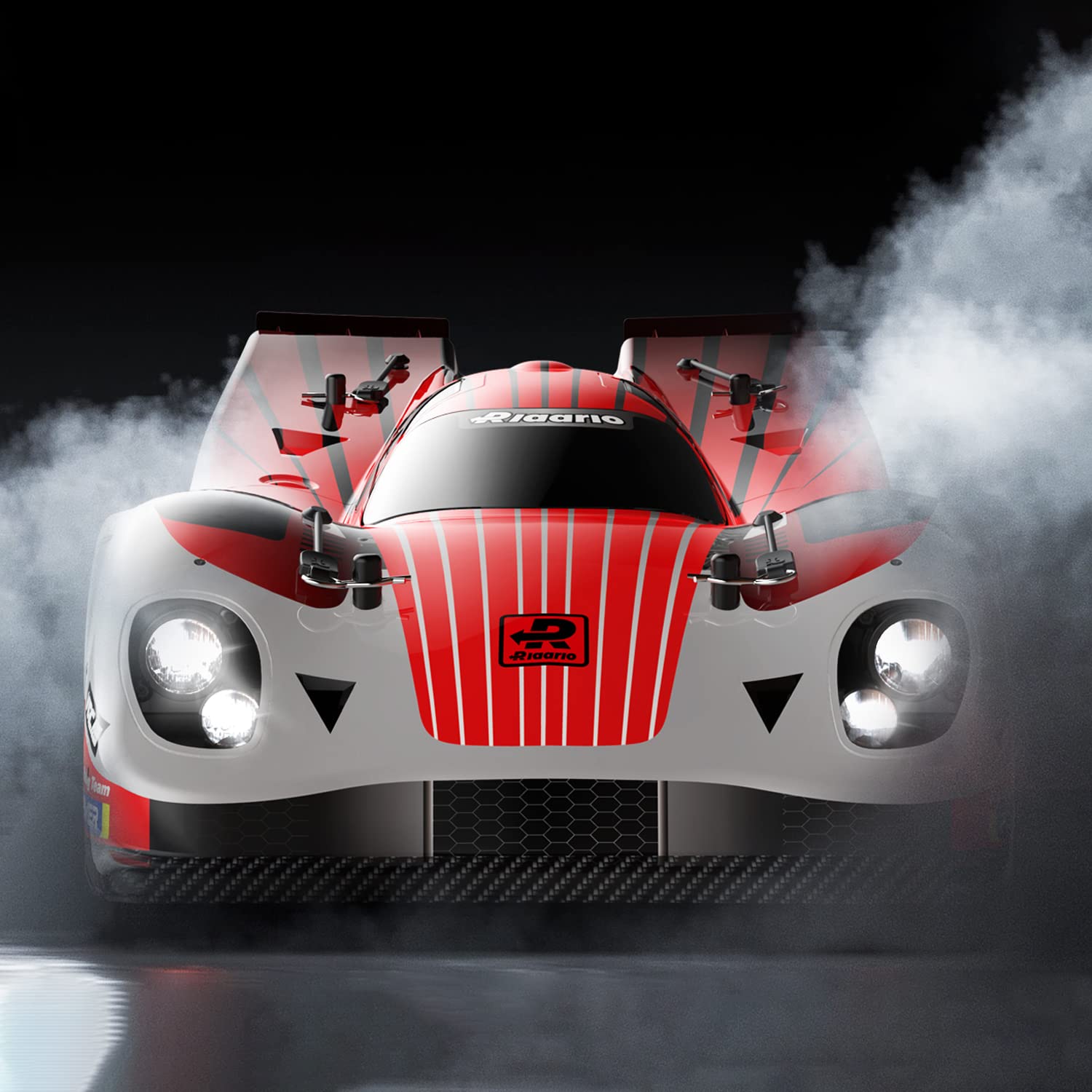 AMORIL 1:10 Fast Brushless RC Cars,Top Speed 120KM/H Large Remote Control Cars with 6 Lights for Adults,4x4 On-Road Hobby Racing Vechile with Aluminum Shaft, Li-po Battery, Rubber Tire,Oil Shocks,Red