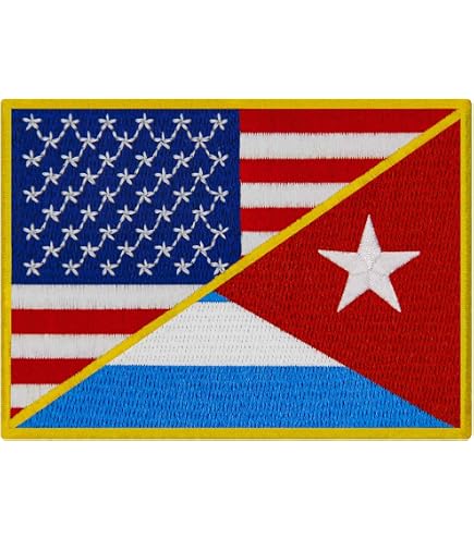 Patch Ricamata Bandiera Cuba – Stoffa, Da Stirare O Cucire, Novità