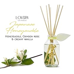 LOVSPA Japanese Honeysuckle Reed Diffuser Set | A