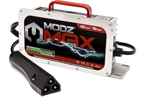 GOLF CART KING MODZ Max48 15 AMP EZGO RXV & TXT 48 Battery Charger for 48 Volt Golf Carts