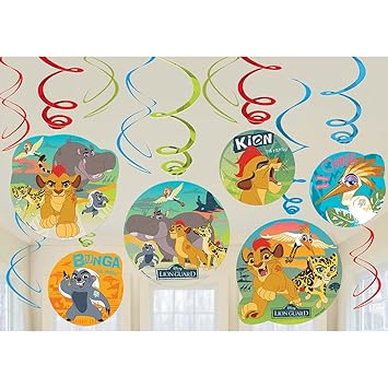 Buy Lion Guard Hanging Party Swirl Decorations 12 Count Lion King