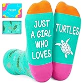 Zmart Funny Socks for Women - Turtle Panda Fox Gifts, Hedgehog Socks for Teen Girls