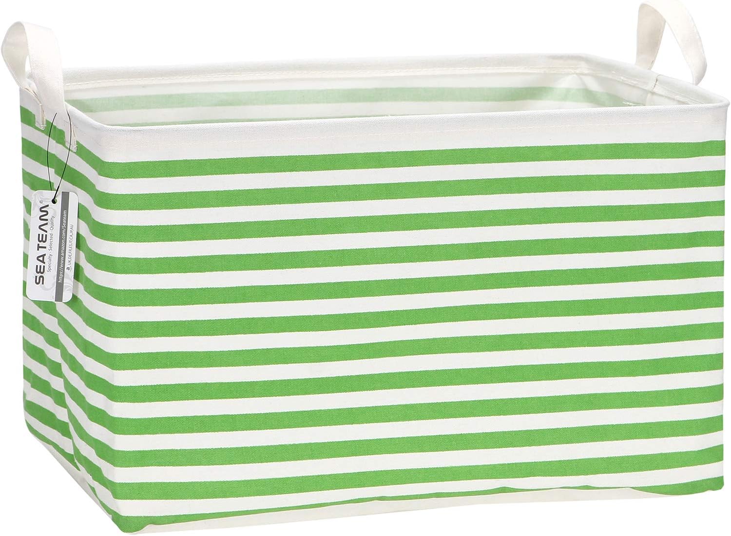 Sea Team Collapsible Rectangular Canvas Stoff Vorratsbehälter Regal