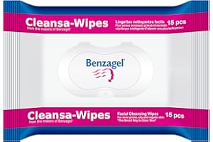 Benzagel Cleansa-Wipes, 15 Count