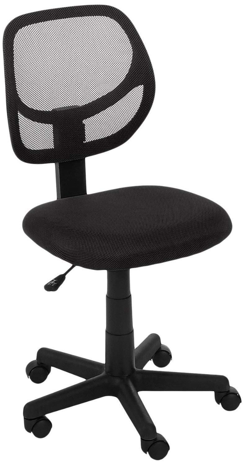 Amazonbasics Low Back Computer Chair Black Amazon In Home