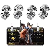 Onyehn 2 Pairs Metal Button Phone Game Trigger for PUGB Controller Game Pad
