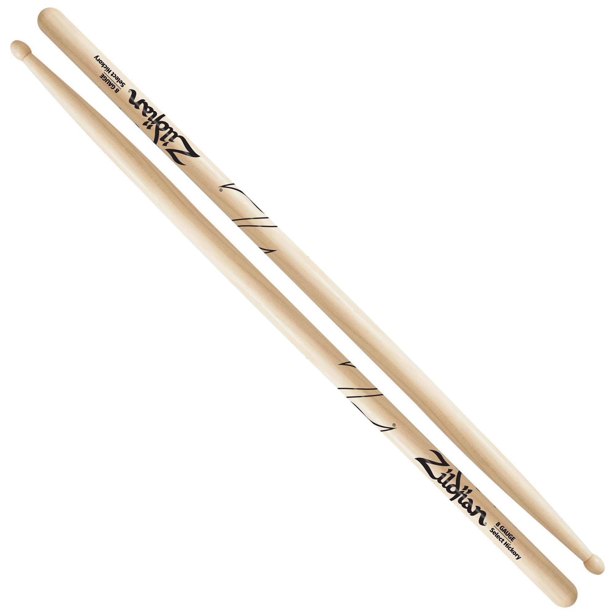 Zildjian ZGS8 Gauge Series Hickory Drumsticks - 8 Gauge