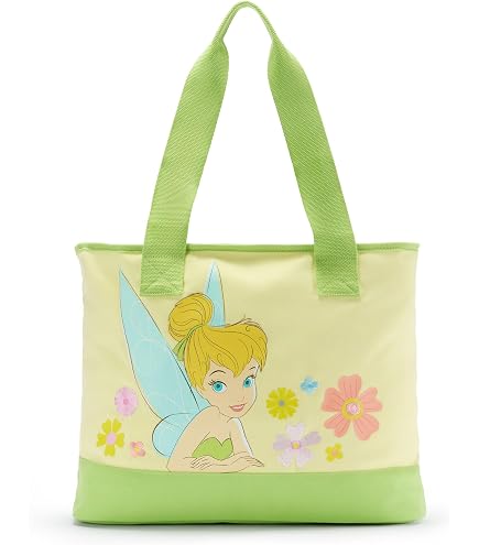 Amazon.com: Disney Tinker Bell Storybook Heart Blue Tote Bag
