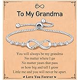 UNGENT THEM Infinity Love Heart Bracelets for Women Her Happy Birthday Valentines Christmas Presents