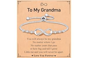 UNGENT THEM Infinity Love Heart Bracelets for Women Her Happy Birthday Valentines Christmas Presents