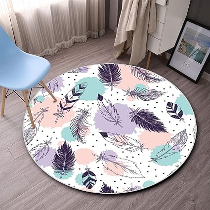 Luyiasi Nordic Fashion Floor Mats Gris Tapis Rond Salon