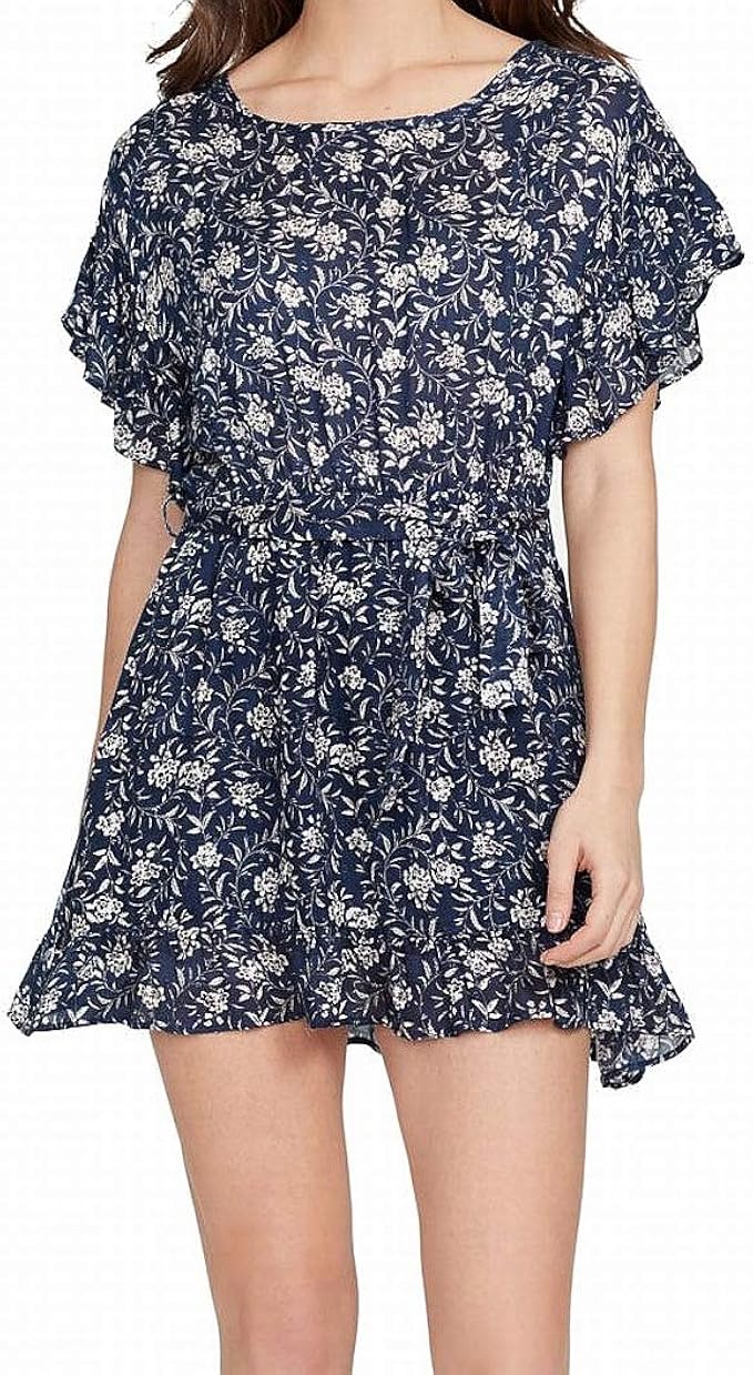 William Rast Womens Sachi Floral Blouson Casual Dress at Amazon Womenâs 