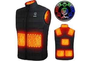 DOACE Heated Vest for Women and Men, Smart Electric Heating Vest Rechargeable, Battery Not Included