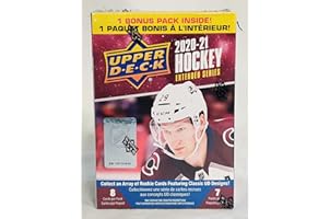 2020/21 Upper Deck Extended Series NHL Hockey Blaster Box - 7 Packs per Box - 8 Cards per Pack - Collect Young Guns Rookie Ca