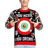 Tipsy Elves Ugly Christmas Sweaters for Men - Colorful and Funny Men's Christmas Sweaters - Hilarious Holiday Pullovers