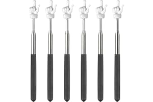 Pointer Finger Stick, 6 Pcs Telescopic Teachers Pointer, Extendable Hand Pointer Stick for School Classroom Supplies