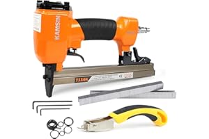 7116K 22 Gauge Pneumatic Upholstery Stapler, 71 Series 3/8'' Crown (9.0 mm), 1/4'' to 5/8''(6-16 mm) Leg Length Staples, Air 