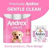 Andrex Family Soft Toilet Roll 72 Sheets 2-Ply Fragrance Free FSC Certified view 3