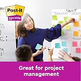 Post-it Super Sticky Notes 2160 Sheets 24 Pads 76x76 mm Bright Colours view 4