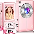 Digital Camera FHD 1080P 44MP Cameras for Photography, Point and Shoot Digital Camera for Kids with 32GB Card, 16X Zoom, Anti-Shake, Compact Small Travel Camera for Girls Boys Teens Kids